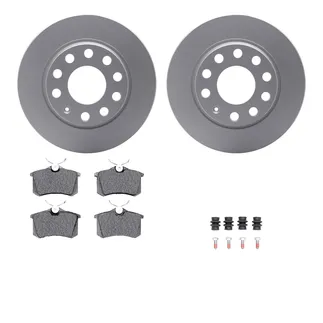R1 Concepts WDUH1-73125 Carbon Series Brake Rotors W/ 5000 Oep Brake Pads & Hdw